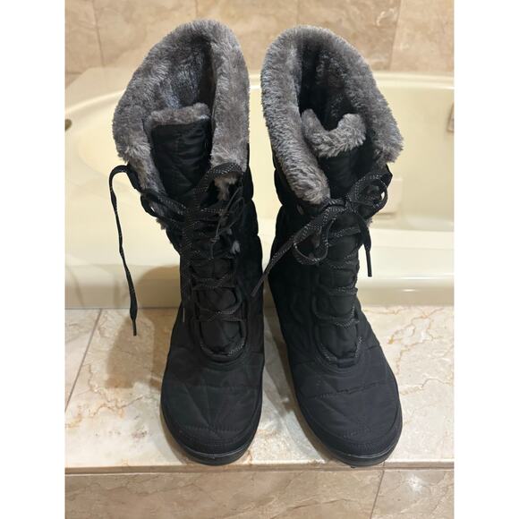 Columbia all weather boots black size 8 women's - Picture 4 of 8